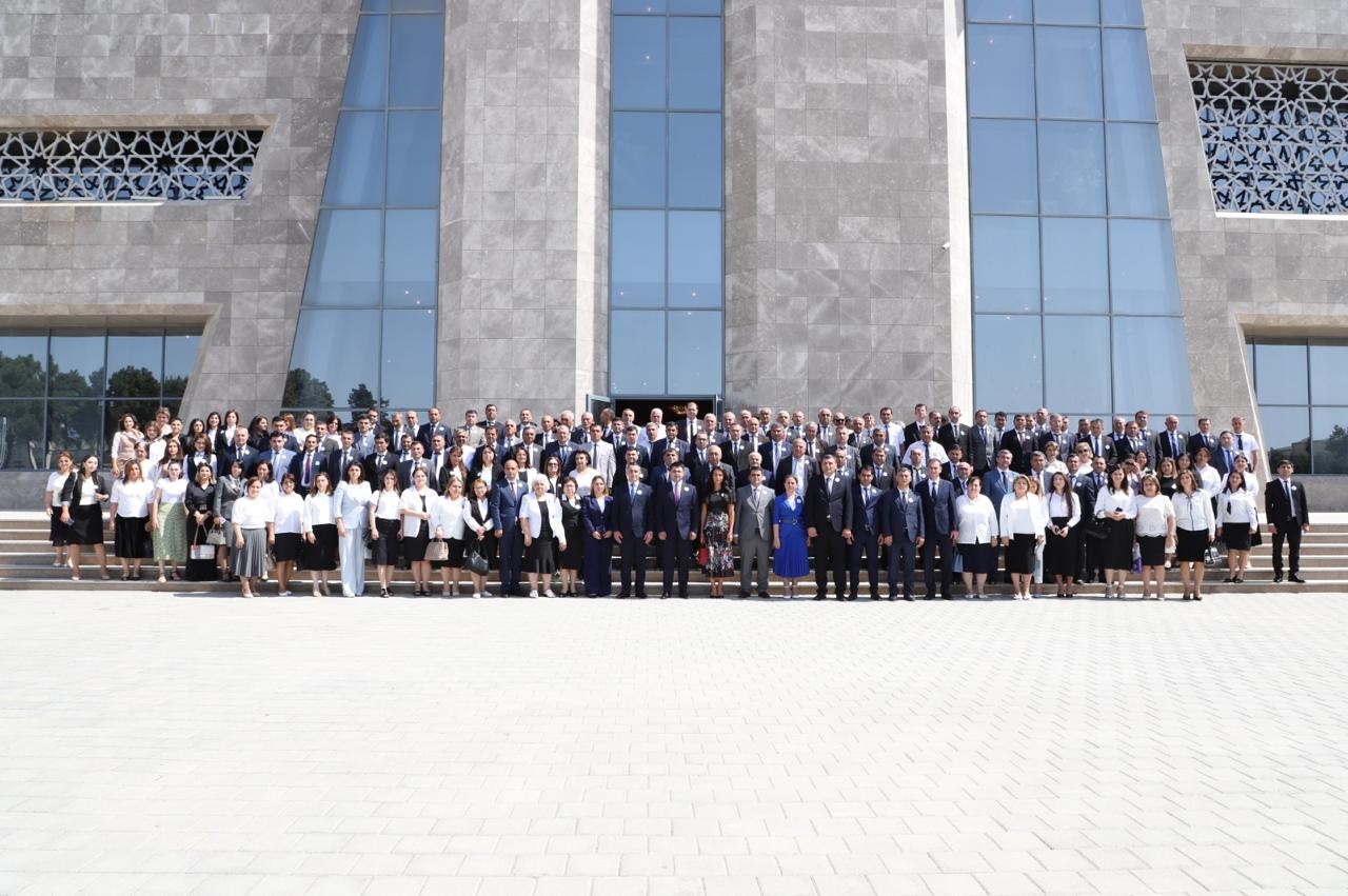 Neftçalada təhsil işçilərinin sentyabr konfransı keçirilib - FOTOLAR